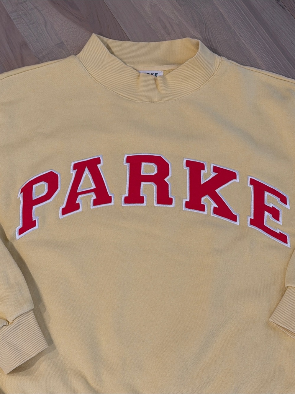 Brand New Parke Mockneck Summerland Peel French Terry L/XL - Picture 2 of 3
